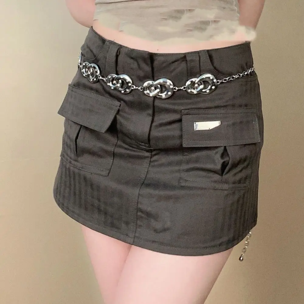 

Elegant Metal Circular Ring Waist Chain Gold/Silver Belly Chain Bohemian Body Chain Jewelry Accessory Waistband Dress Belt Chain