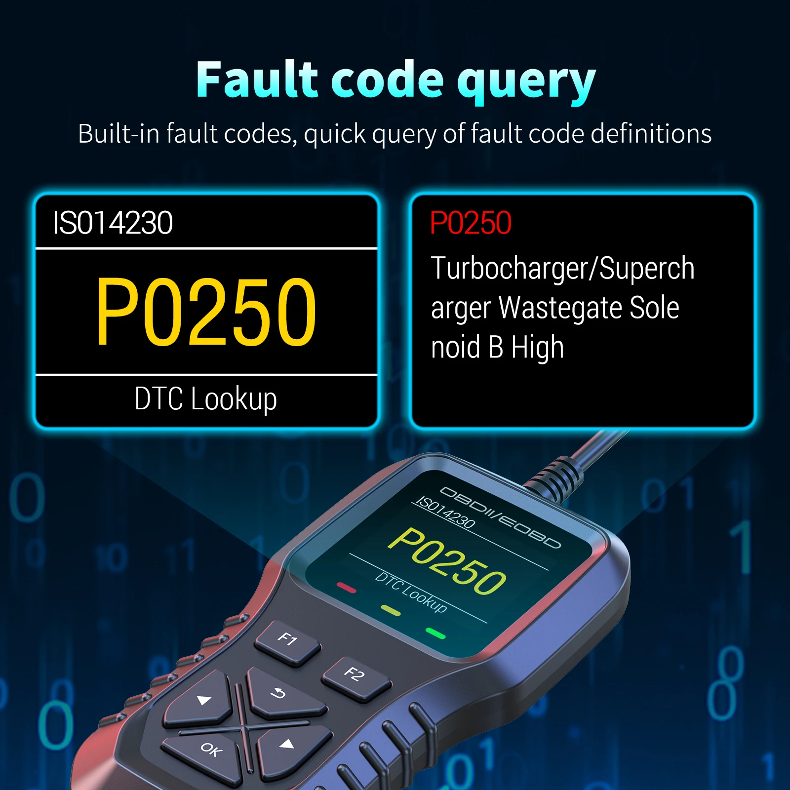 WiiYii Direct Factory K1 Skaner OBD2 1 rok gwarancji Ekran LED 1,77 cala Połączenie Type-C Uniwersalne dopasowanie 12 języków 100%