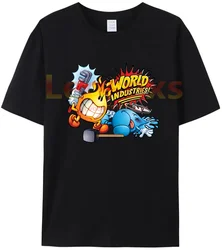 World Industries T-shirt American Skateboards Print Men's and Women's Large Size Loose Breathable Trendy Short Sleeve