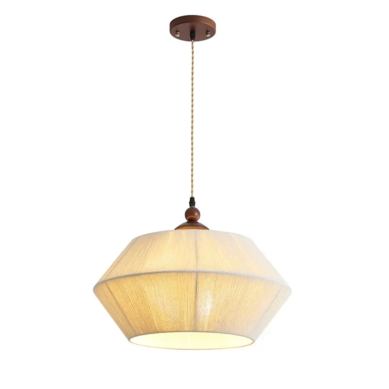 Medieval wabi-sabi wind woven dining room chandelier