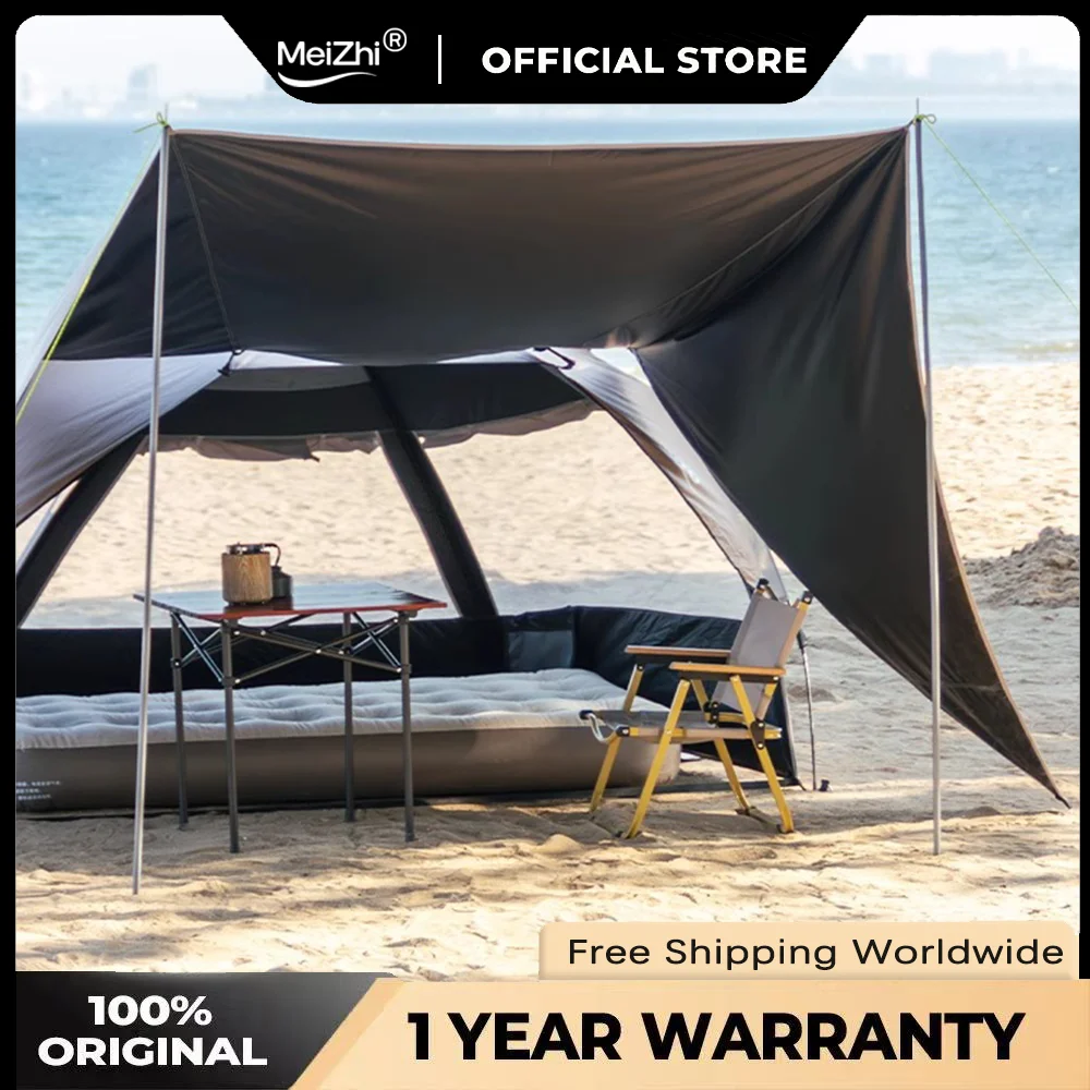 

Outdoor 3-4P One Touch Camping Tent - Quick Automatic Opening, Beach Fishing Tent, Family Travel, Picnic Park, Anti UV Shade