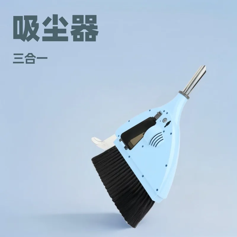 2-in-1 Vacuum Broom Electric Sweeper Handheld Dustpan Brush Multifunctional Cleaning Tool broom