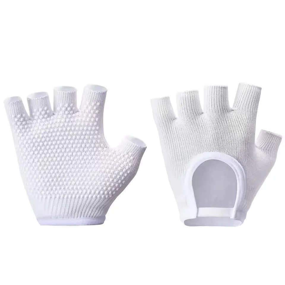 Nouveaux gants antidérapants de Yoga demi-doigt, vêtements respirants, résistants, gants de Fitness, demi-doigt, gants de cyclisme, Pilates