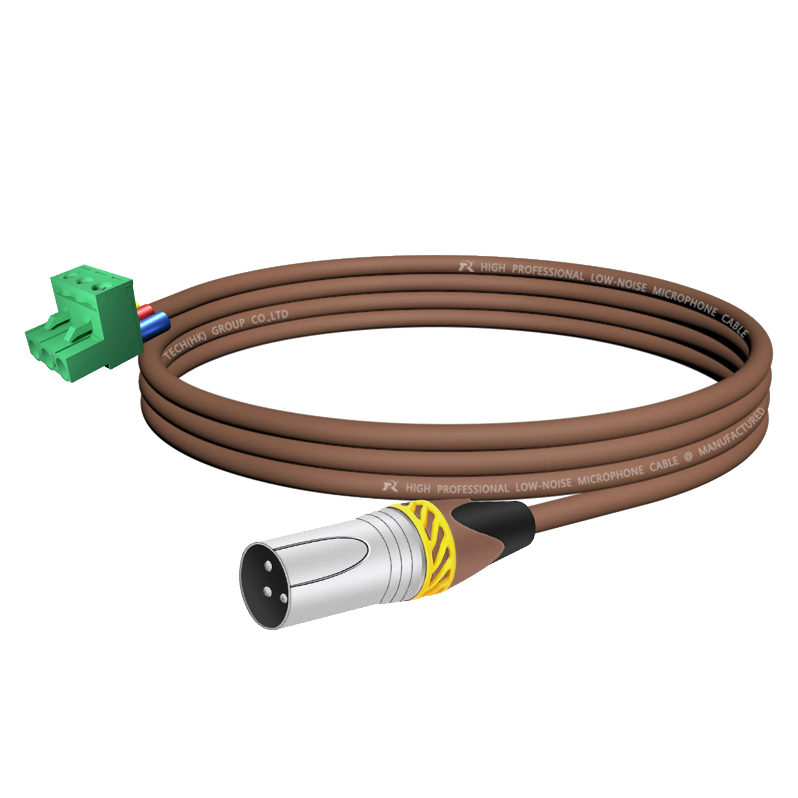 5,08mm 3-Pin Phoenix Terminal zu Direktanschluss 3P XLR-Stecker, Geräuscharmes Abgeschirmtes Mikrofonkabel für Stabile Audiosignalübertragung – Detail 3