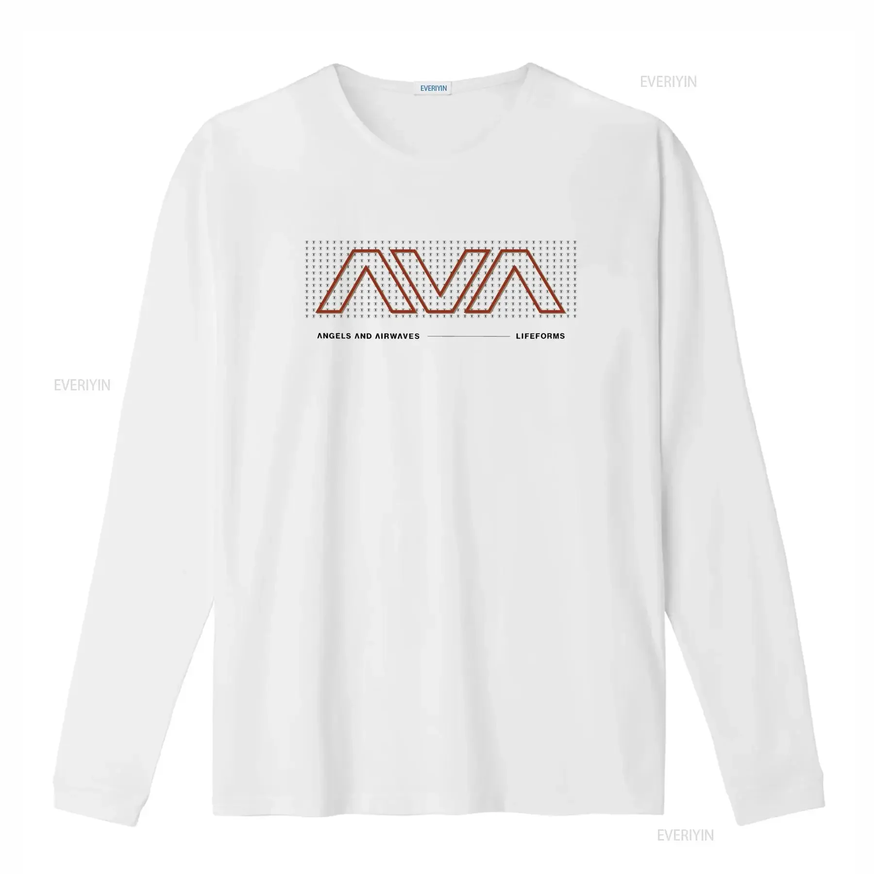 Angels And Airwaves Lifeforms Logo T Shirt For XL Long Or s vintage Washed Stylish Comfortable Slightly Breathable Unisex