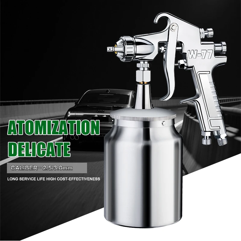 SUTU W-77S spray gun 2.5/3.0MM nozzle air spray gun high atomization spray gun