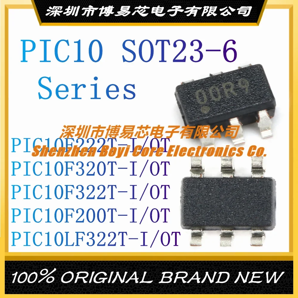 

PIC10F222T-I PIC10F320T-I PIC10F322T-I PIC10F200T-I PIC10LF322T-I OT SOT-23-6New Original Genuine