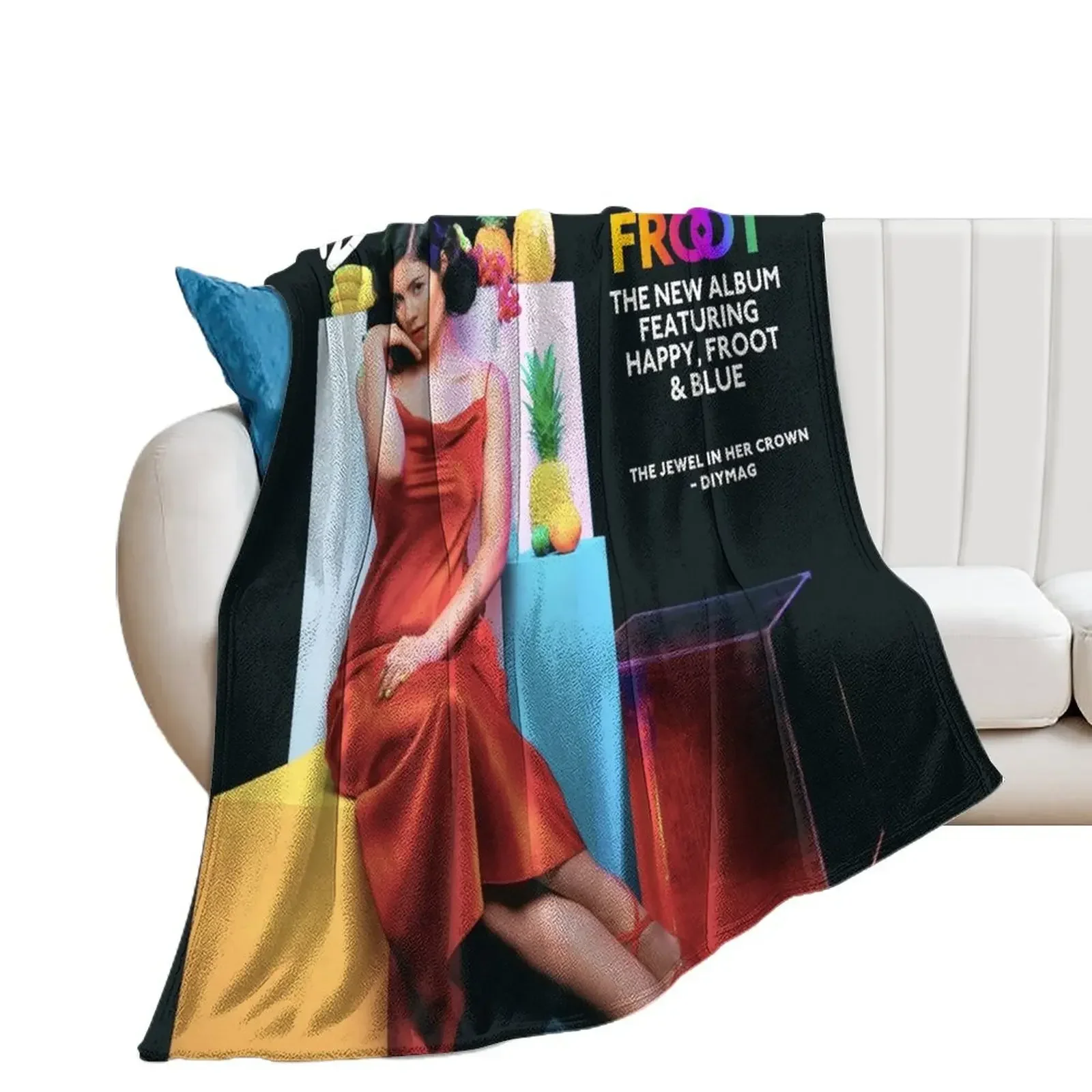 

Froot Poster Throw Blanket Personalized Gift Blankets Sofas Of Decoration Furry Blankets