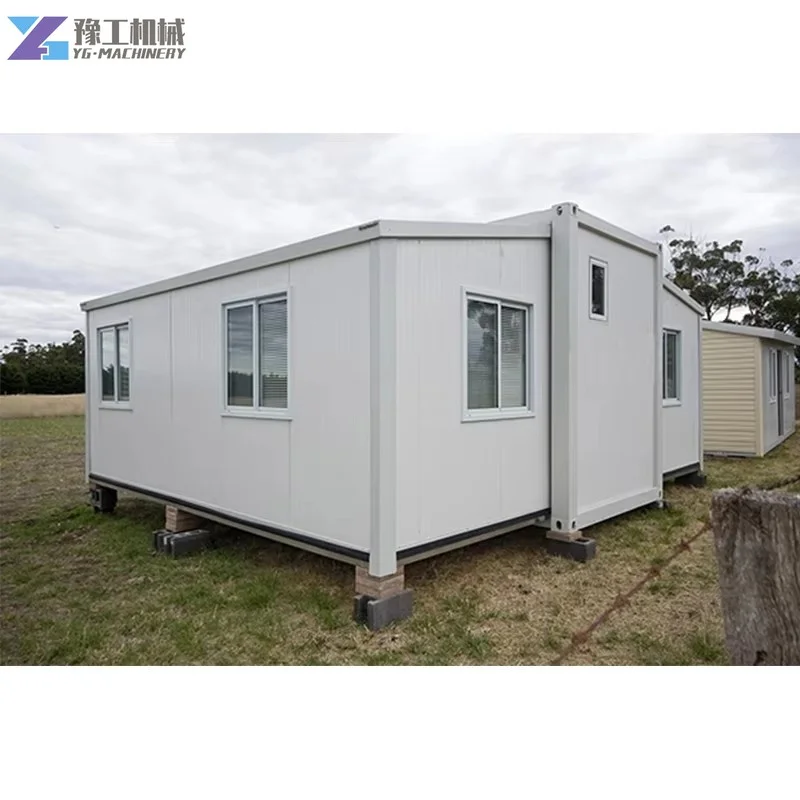 Eco-Friendly 40Ft 20Ft Tiny Home Villa Extendable 2 5 Bedroom Prefab Container Expandable House Steel Folding Home Container