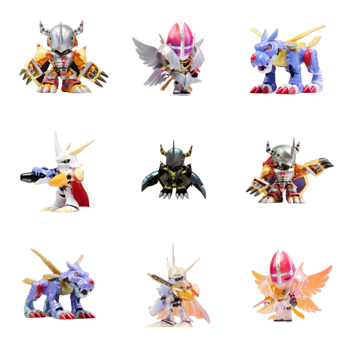 

Коллекционная игрушка Plabako Digimon Adventure Vol.1 с глухой коробкой Mystery Box War Greymon или Angewomon для подарка на день рождения