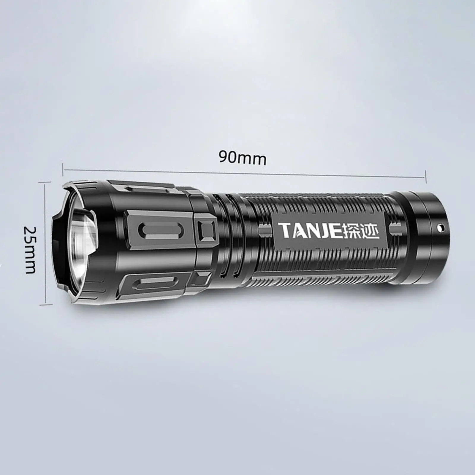Mini torcia portatile impermeabile Bright USB ricaricabile per le emergenze