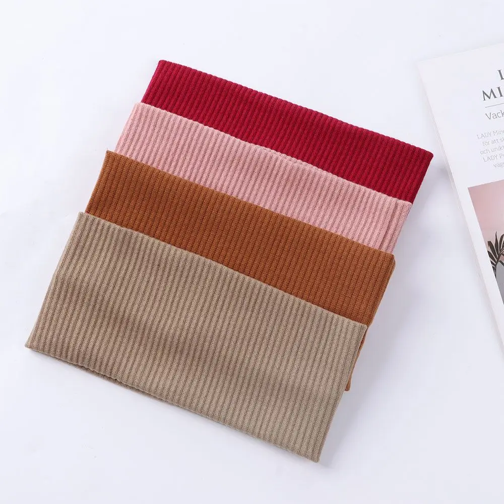 

Широкая вязаная повязка для волос для танцев, велоспорта, йоги, повседневного использования, эластичная, спортивная, аксессуар для волос