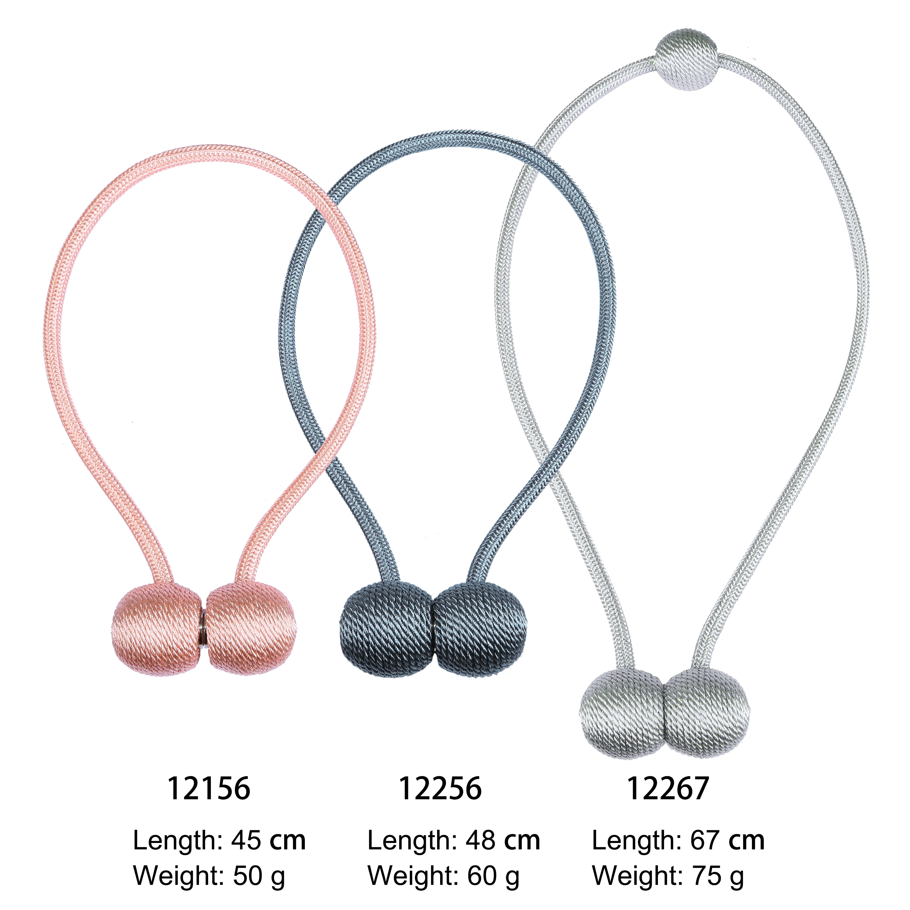 Magnetic Curtain Tieback Decorative Drapery Holdbacks Ball Buckle Tie Back Home Decoration Accessories