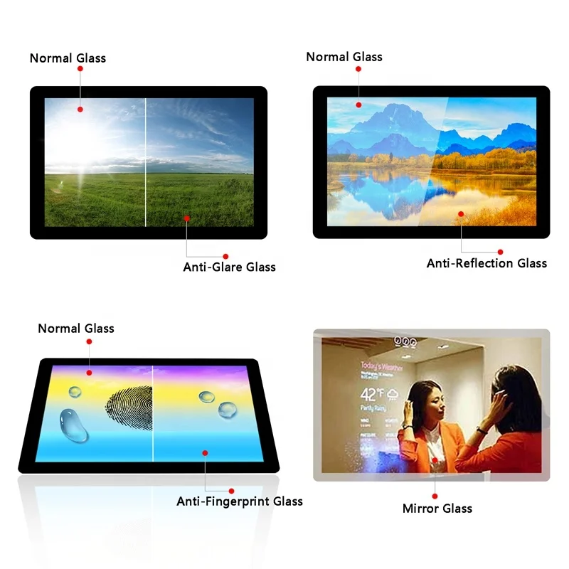 Touch panel 15.6 18.5 inch high brightness TFT LCD touch screen display module with high definition MI
