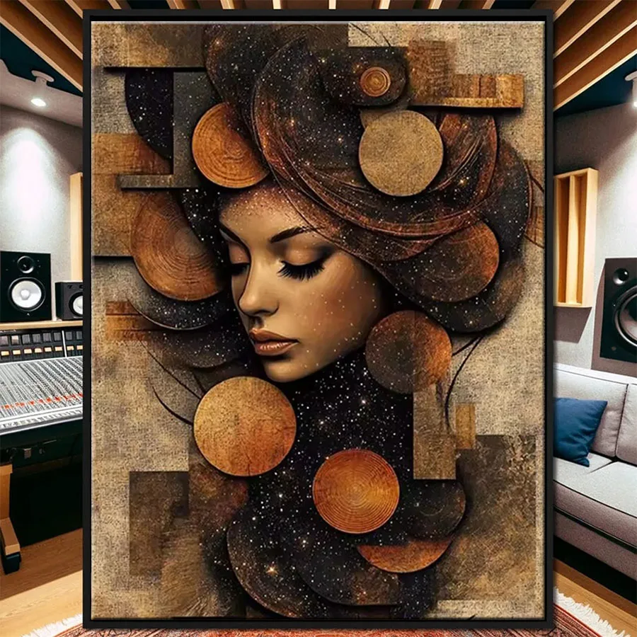 

5D Алмазная вышивка картина современное абстрактное женское искусство страз алмазная живопись мозаика вышивка крестиком подарок ручной работы