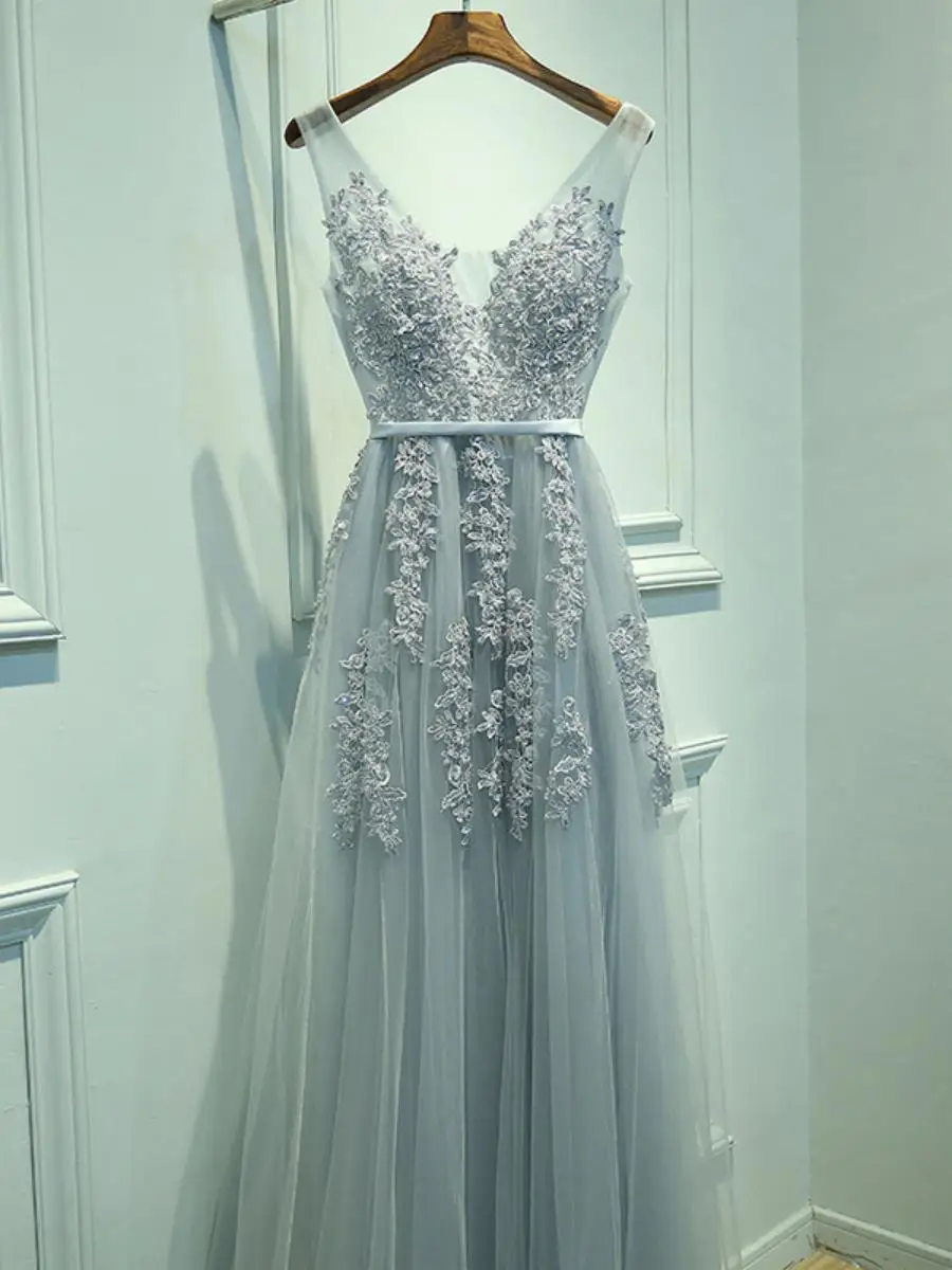 

New 9a2025 Long Evening Gown Wedding Dr Host Bridemaid Ball Dr Par Dr Polyester mid Waist Floor Length