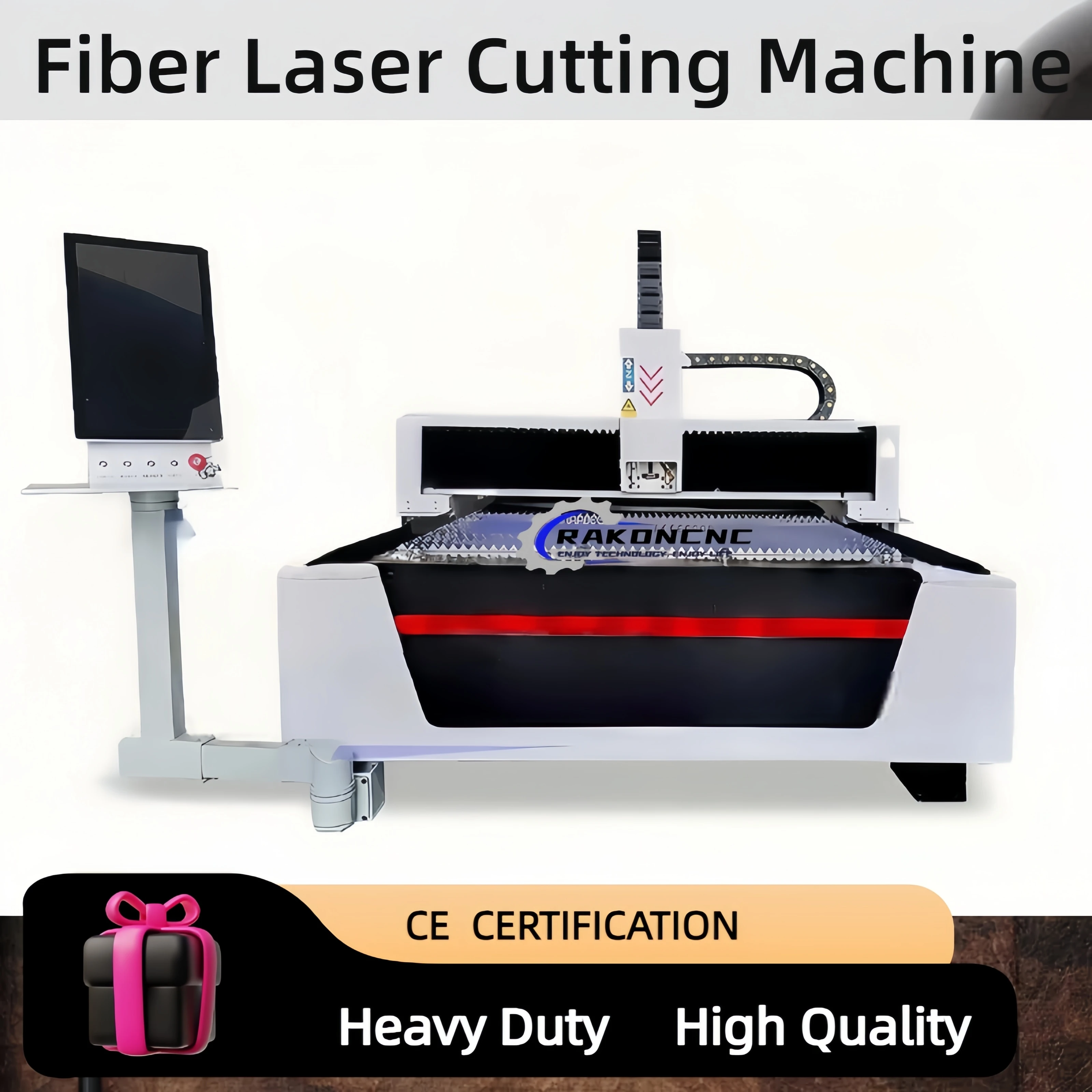 High Precision CNC 1530 Metal Fiber Laser Cutting Machine Iron Sheet for Steel 1.5kw 2kw 3kw 6kw 12kw Cutter Tools Fast Speed