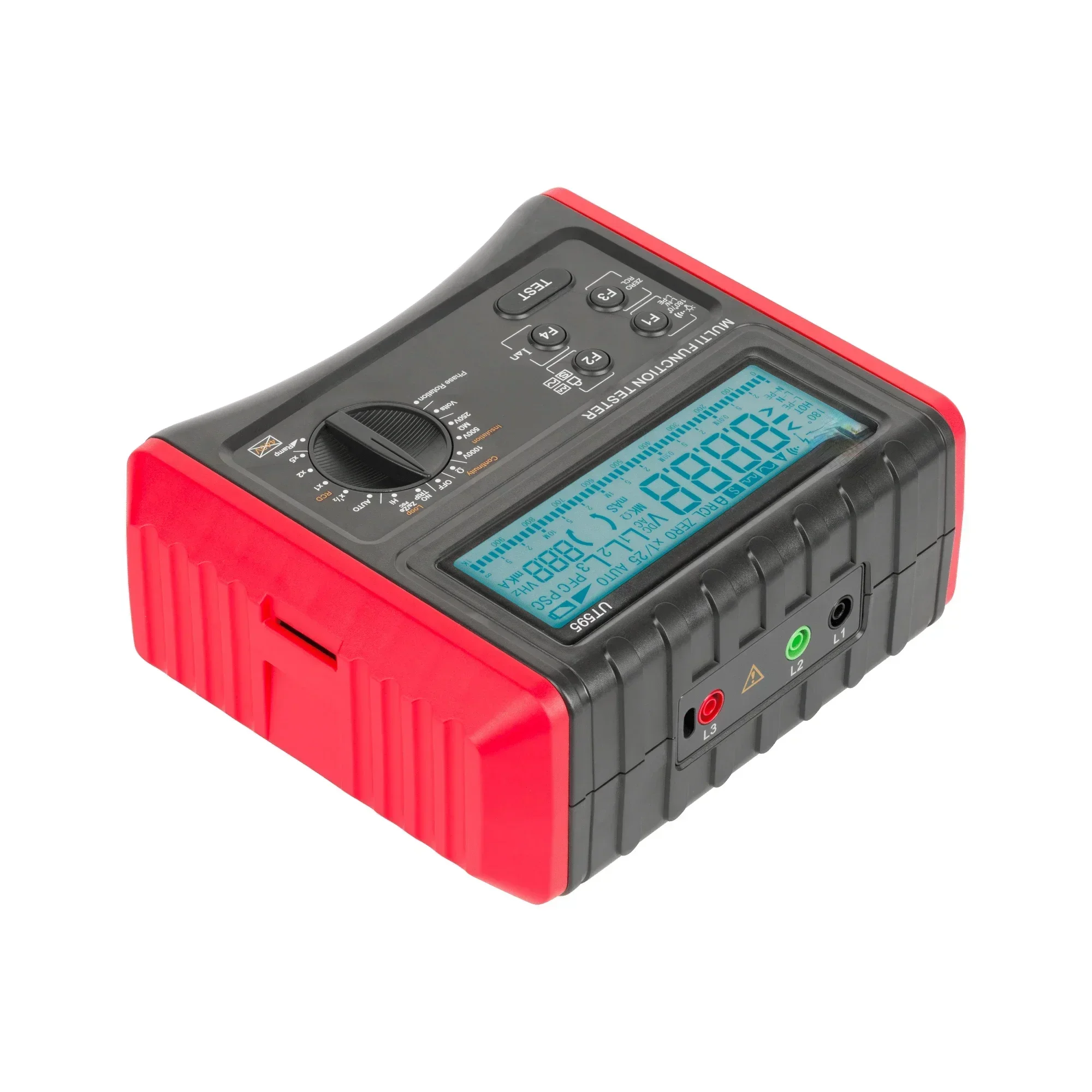UT595 Digital Multifunction Loop Meter Earth Ground Line/Loop Impedance/RCD Insulation Resistance Tester