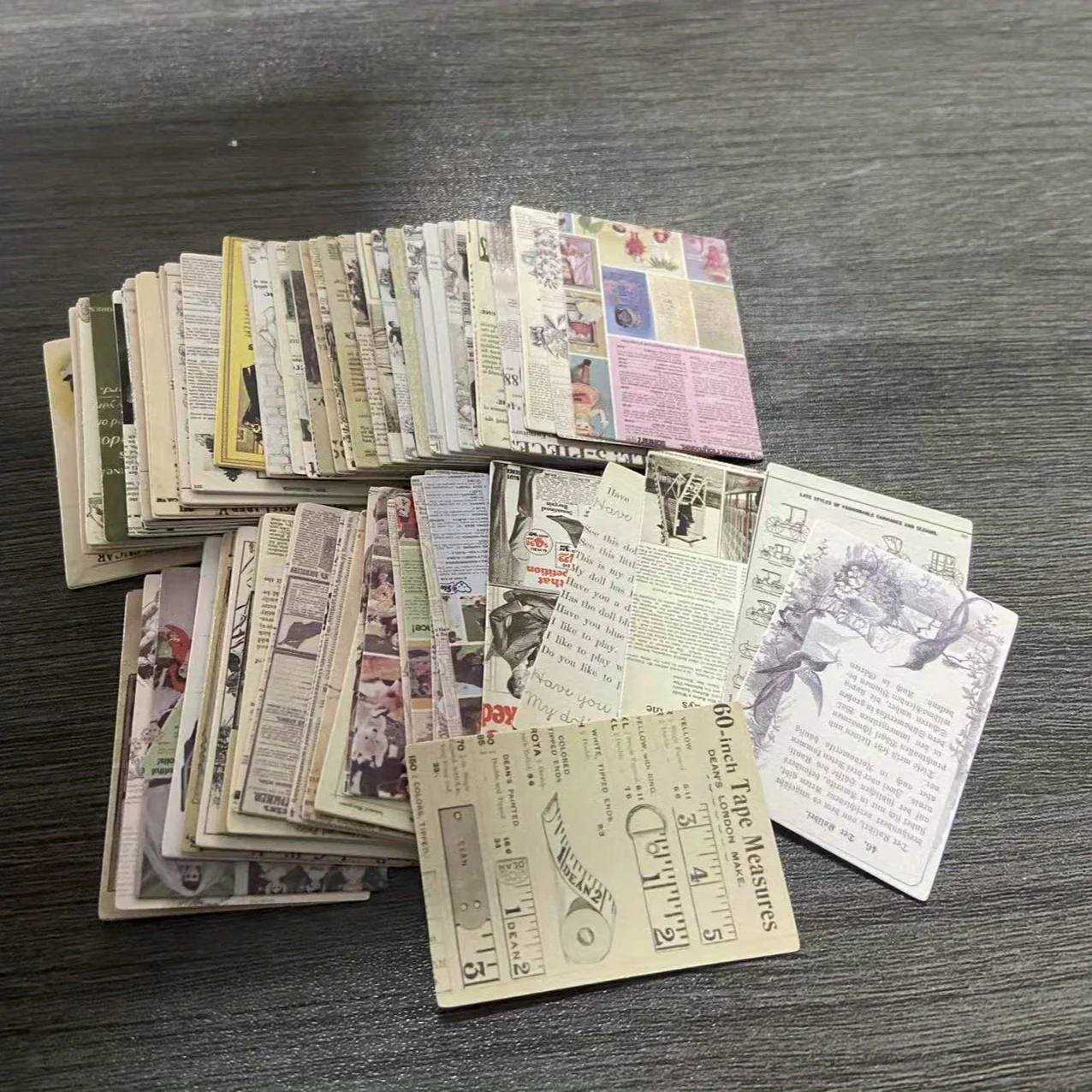 100 pièces Vintage manuscrit l - Vintage Collectible Magazines avis et prix