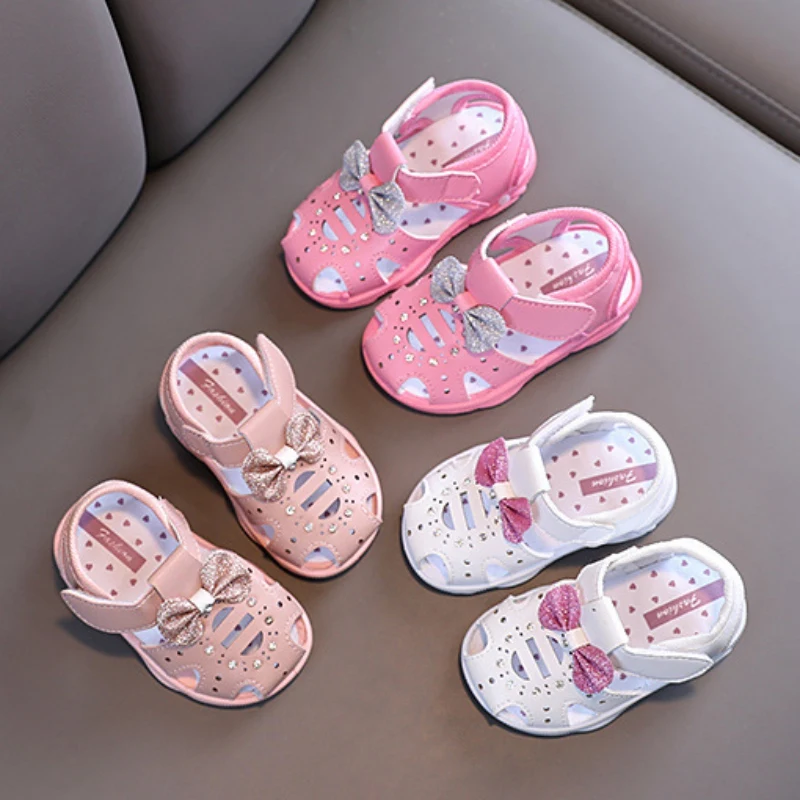 Summer Kids Sandals Cute Boy Non-slip Rubber Soles  Lovely Princess Shoes Elegant Comfortable   Non-slip Rubber Soles Lovely