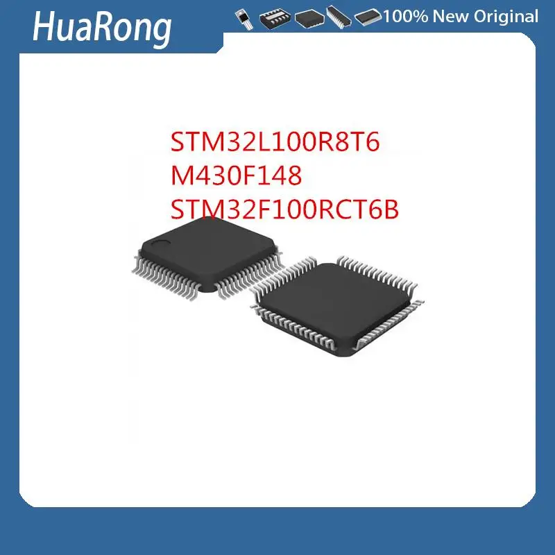 

5 шт./лот STM32L100R8T6 STM32L100R8 STM32L100R8T6TR STM32L100R8T6A M430F148 STM32F100RCT6B LQFP64