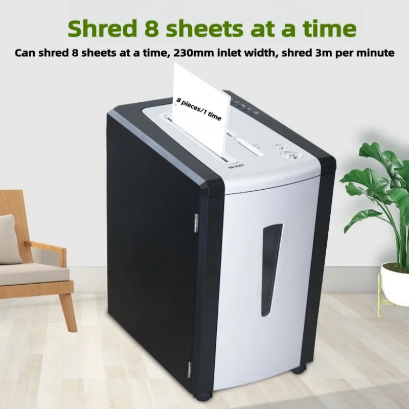 Level 5 confidential office and home paper shredder A4 23L can shred paper cards shredder machine Office Electronics Equipment