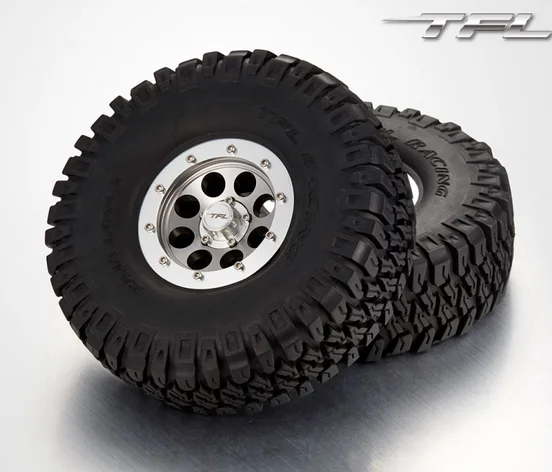 TFL RC 1/10 Car Accessories AXIAL SCX10 Crawler 1.9*4.6 inch Emulation 10-Spoked Tire Rubber TH01815