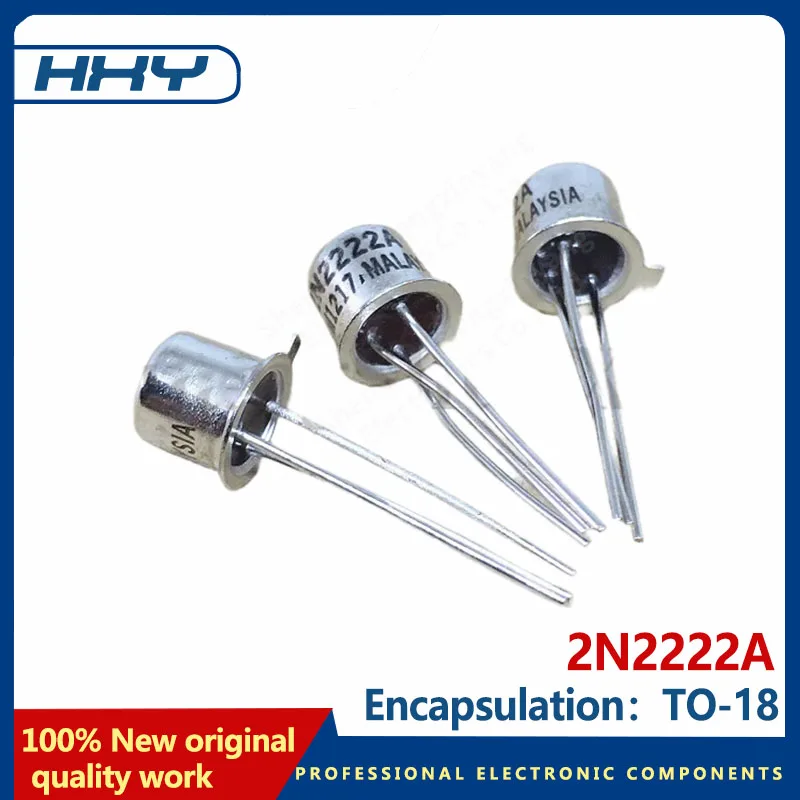 10PCS 2N2222A 2N2222 TO-18 NPN 40V 0.8A Transistor