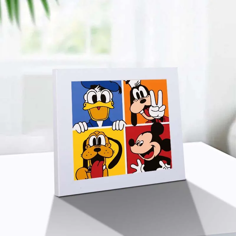 Mickey Mouse Diamond Painting Children DIY Handmade Creative Puzzle Living Room Ornaments Decorative Stickers