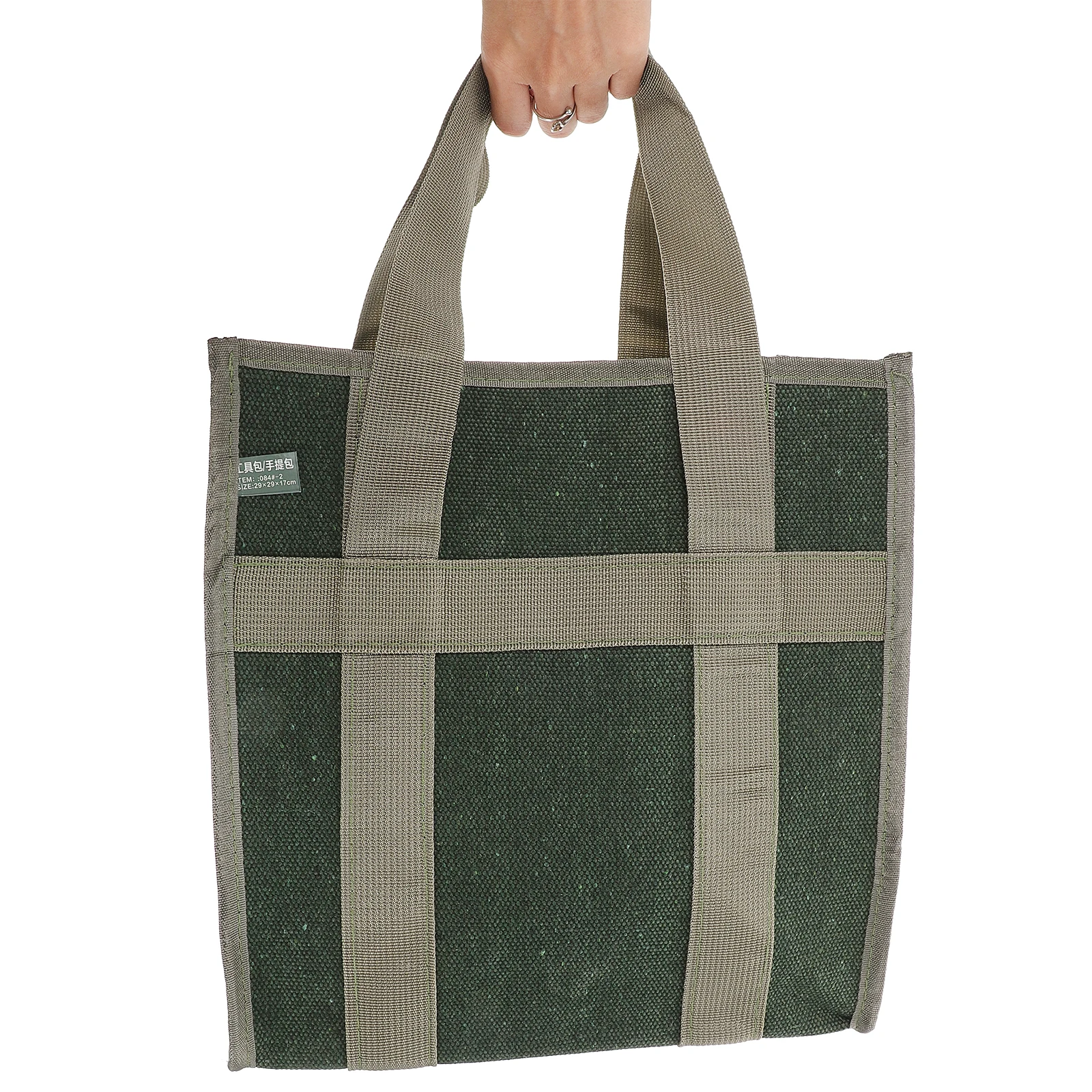 

Tool Bag Wide Storage Pouch Tool Tote 29x29x17cm Portable Heavy Duty Organizer for Craftsmen Wide Open Tools Bag