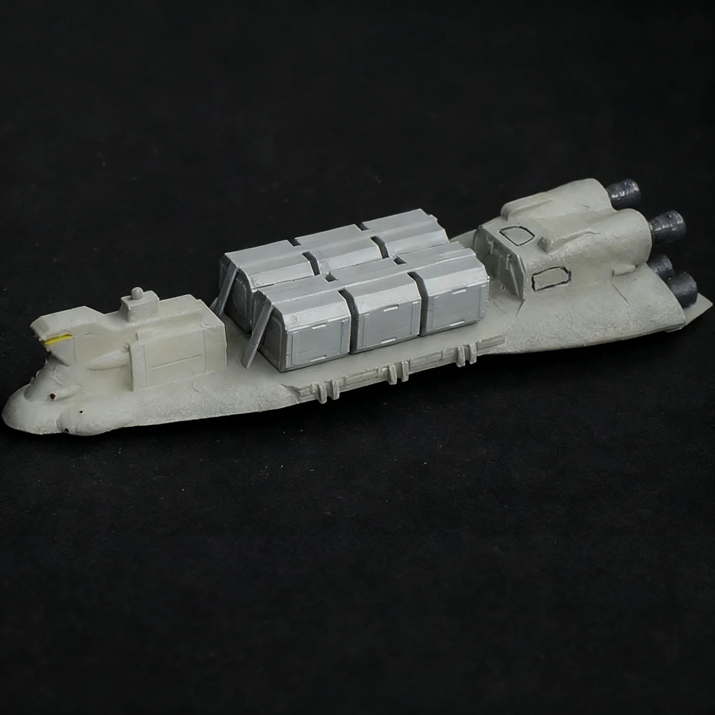 

1/1700 08MS космический транспорт грузовой корабль в сборе модель 8 см смола 3D печатный транспортный грузовой корабль статическая модель корабля игрушка орнамент