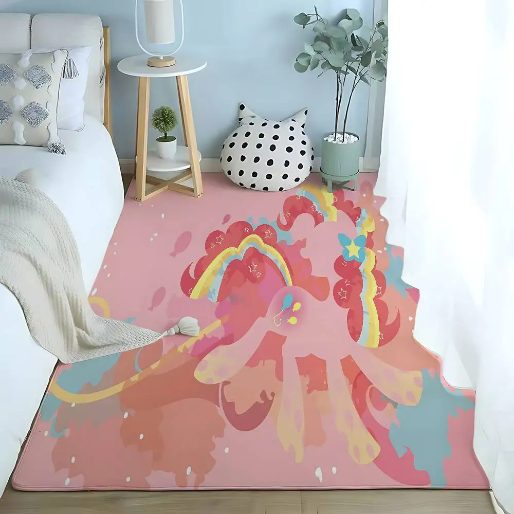 Cute P-Pinkie Pies Floor Mats Home Laundry Rug Carpet For Living Room Decor Lounge Area Anti-slip Foot Mat Entrance Doormat