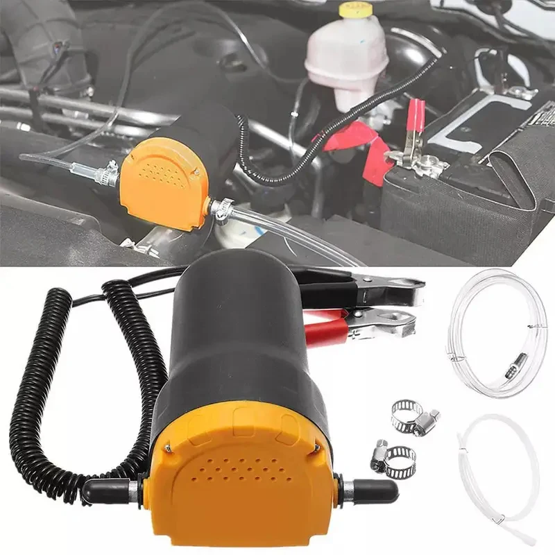 Fotografia 7: Bomba de Óleo Elétrica Mini Autoescorvante 12V Portátil para Transferência de Combustível para Carro, Moto e Barco
