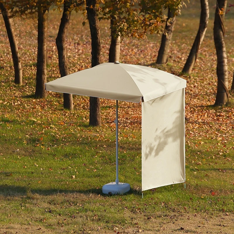 Square Outdoor Umbrella Large Side Panel UV Protection Shade Canopy Garden Backyard Poolside Sun Protection Outdoor Furniture