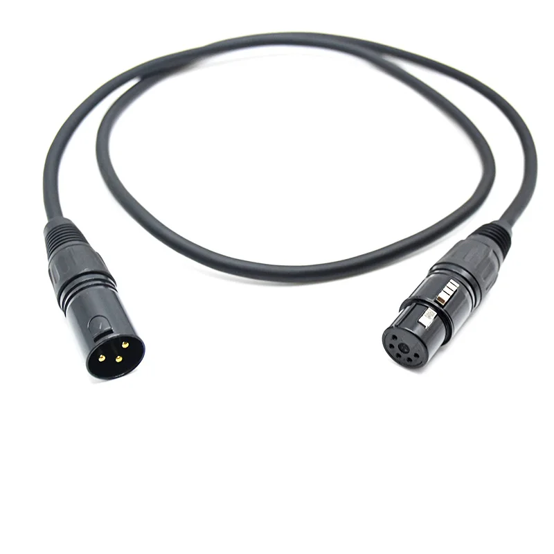 DMX Turnaround Cable 3 pin Male to 5 pin Female, 3Pin Female to 5Pin Male XLR DJ Converter Adapter Cable for Stage Lighting