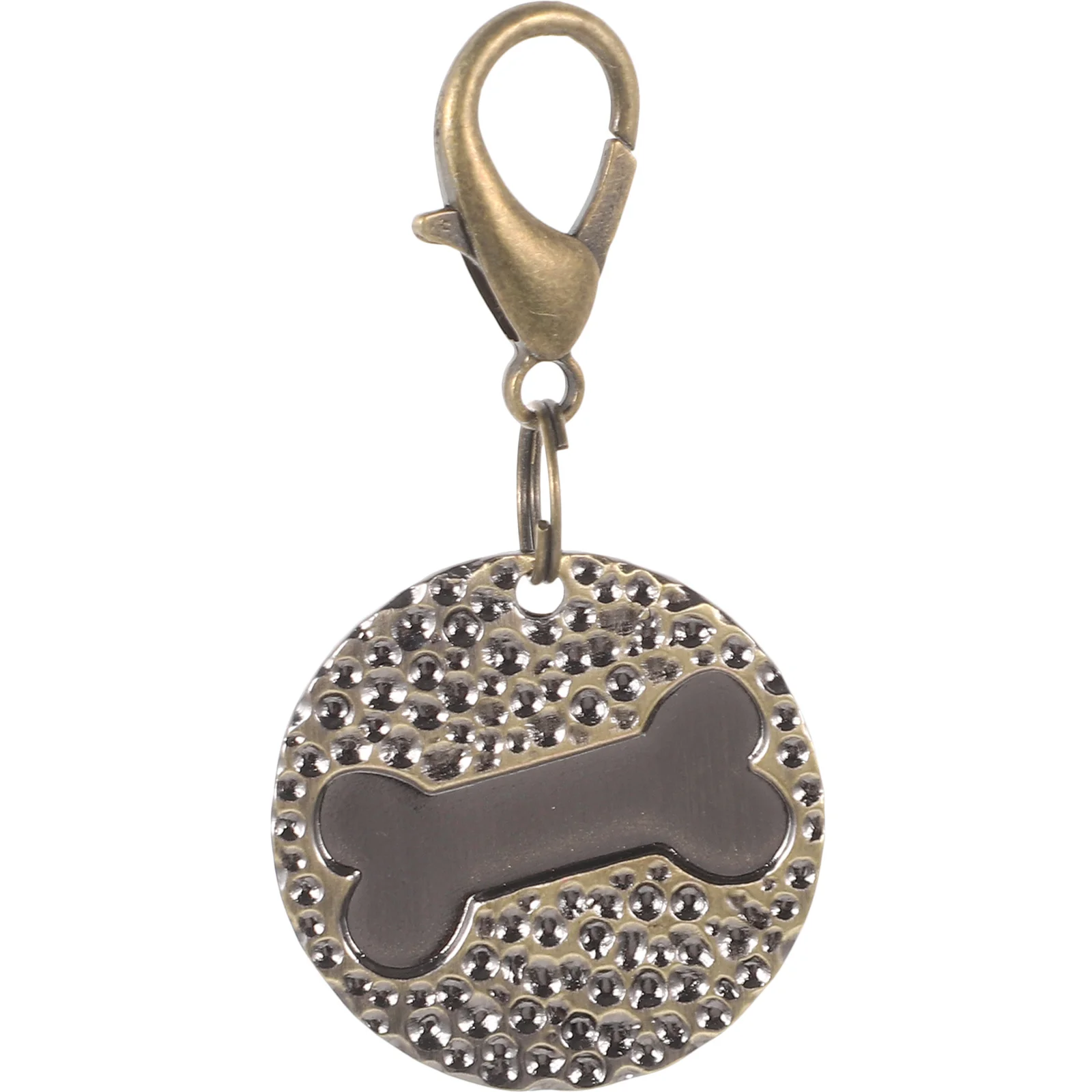 

Pet Identity Tag Round Metal Cat Dog Name Tag Durable Easy to Remove Custom Engraved DIY Pendant for Puppy and Kitten Collars