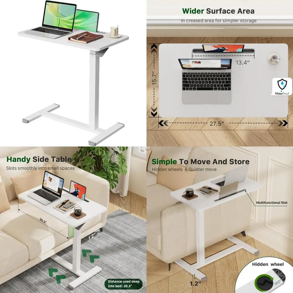 

регулируемый стол на колесах для использования на мобильных ноутбуках и удобства прикроватных тумбочек