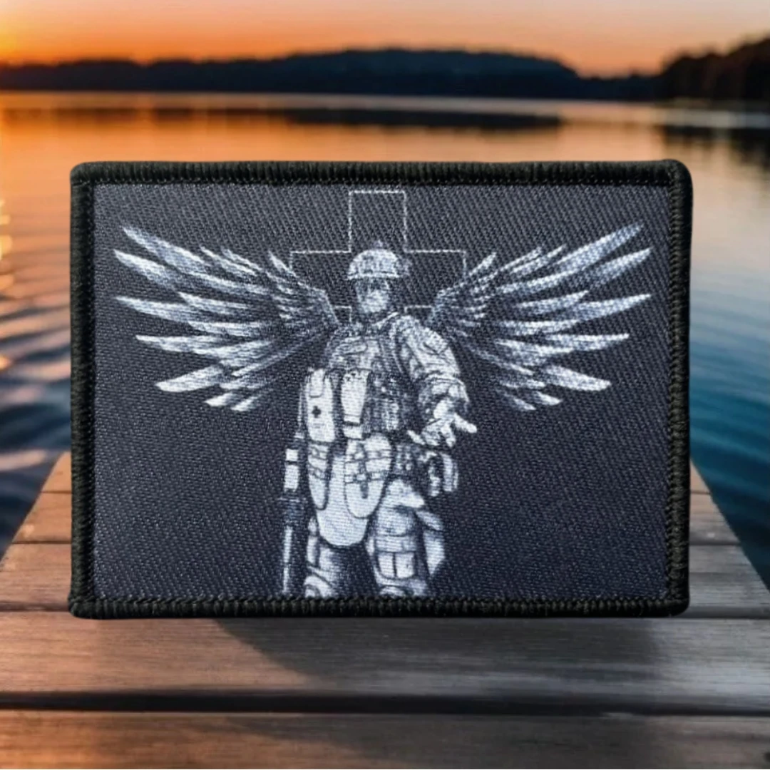 Parche moral Arcángel táctico MOLLE para mochila y ropa - imagen 4