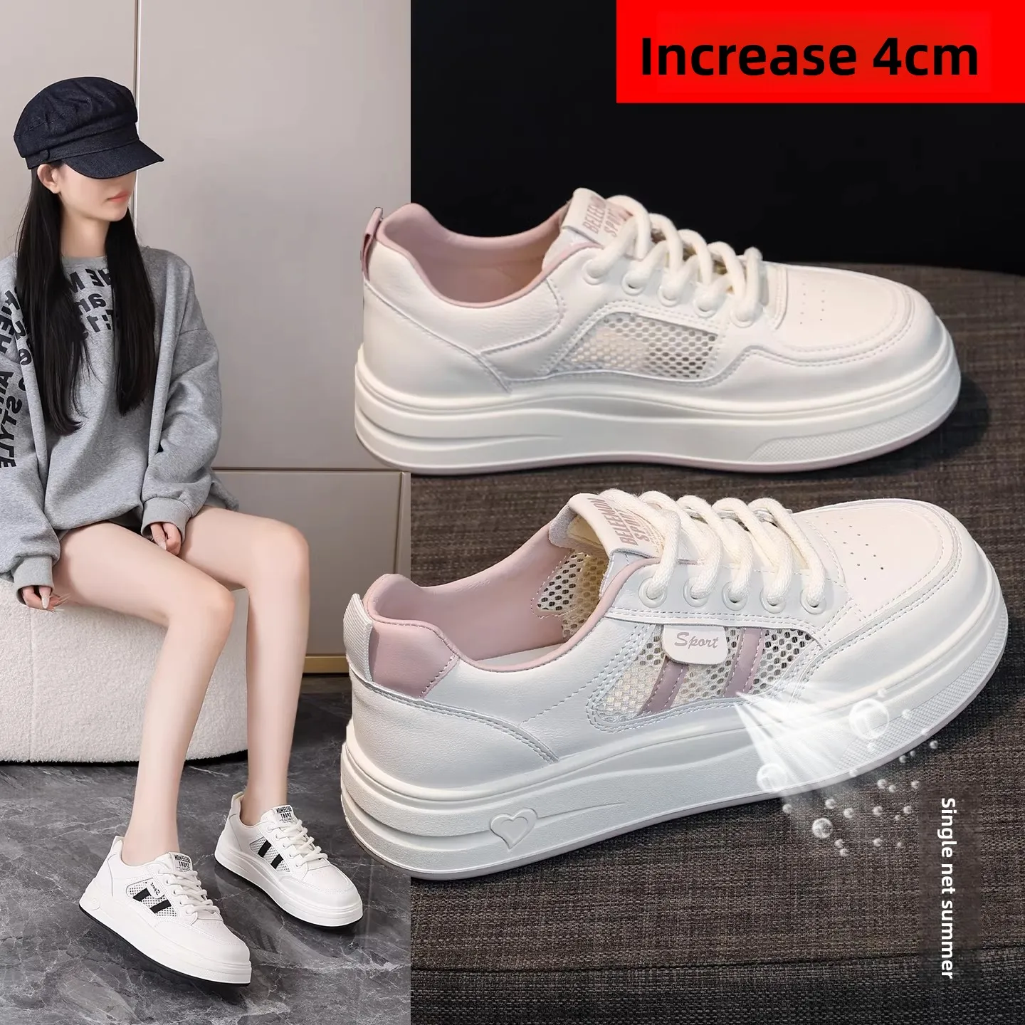 women's-breathable-lightweight-mesh-sneakers-summer-trend-cross-buckle-round-toe-casual-shoes-slip-on-deoxynucleotide-sneakers