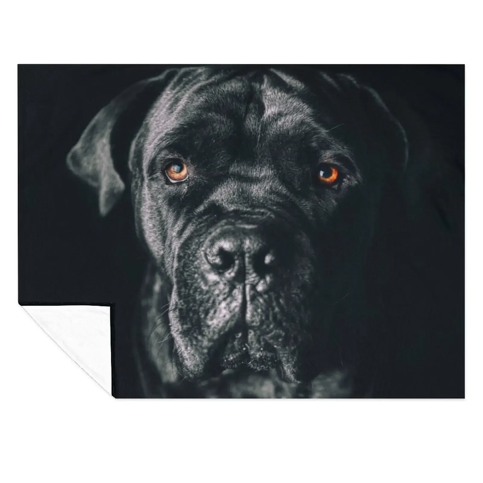 

The art of dog Cane Corso - Italian Mastiff Throw Blanket Shaggy sofa bed Decorative Throw Loose Blankets