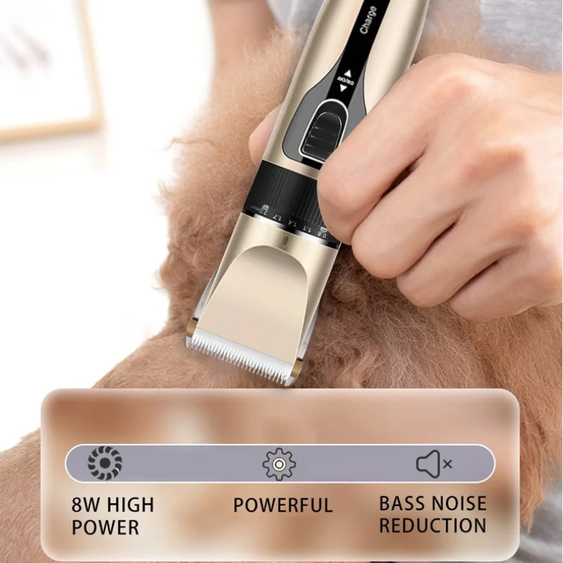 Dog Electric Shaver Pet Electric Push Clipper Pet Hair Scissors Set Dog Grooming Tools