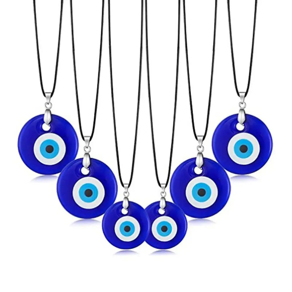 Jewelry Gift Couple Necklace Neck Rope Friendship Turkish Party Necklace for Women Choker Amulet Necklace Blue Eye Pendant