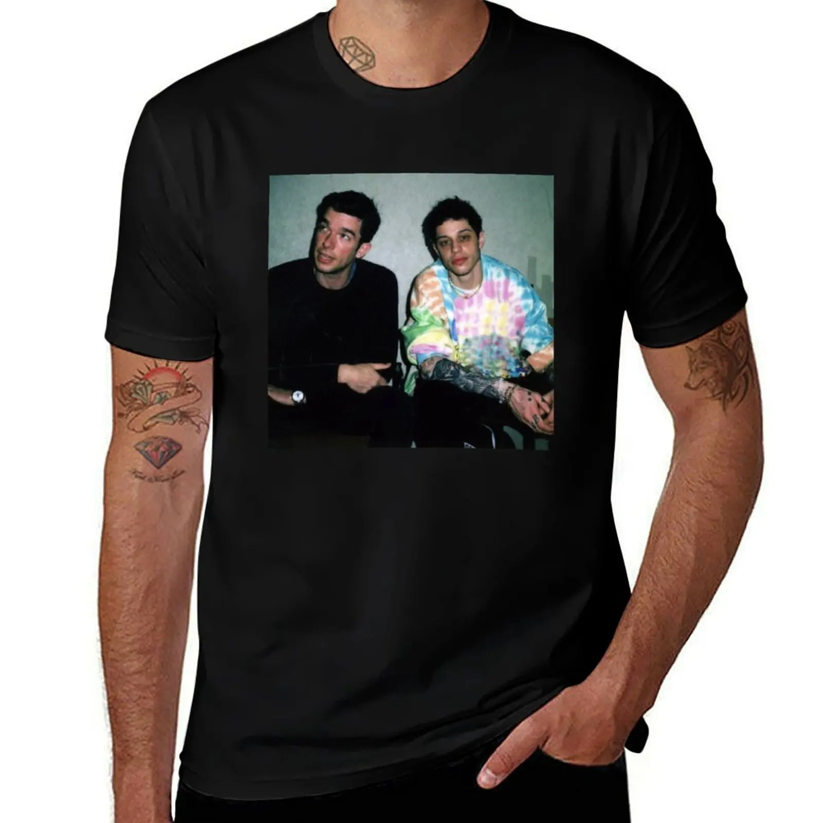 

Pete Davidson and John Mulaney T-Shirt Soft Lightweight Cotton T-Shirt