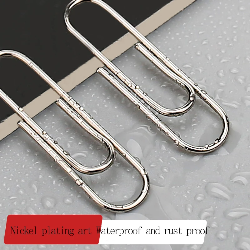 Graffetta M&G, materiale per ufficio Anello di fissaggio in carta gommata Tipo 200 pezzi/secchio, segnalibro con clip a coda lunga in metallo anti-R