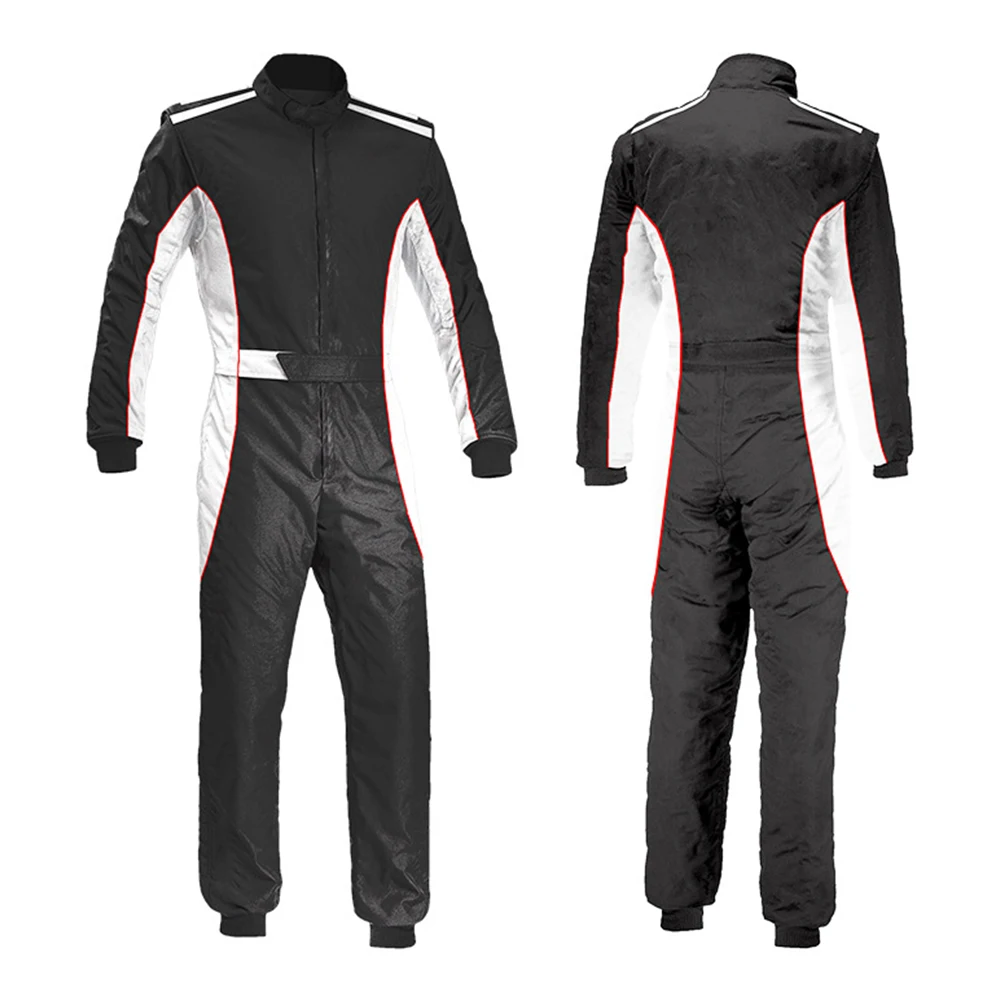 Racing Jacket Waterproof Motor Jacket For Men Breathable Go-kart Suits Polyester Fibers Racing Onesie Wear Resistant Onesies