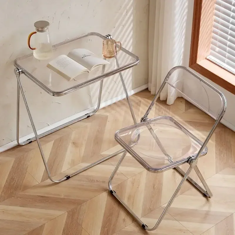 Transparent Crystal Folding Chair Acrylic Discounted Item