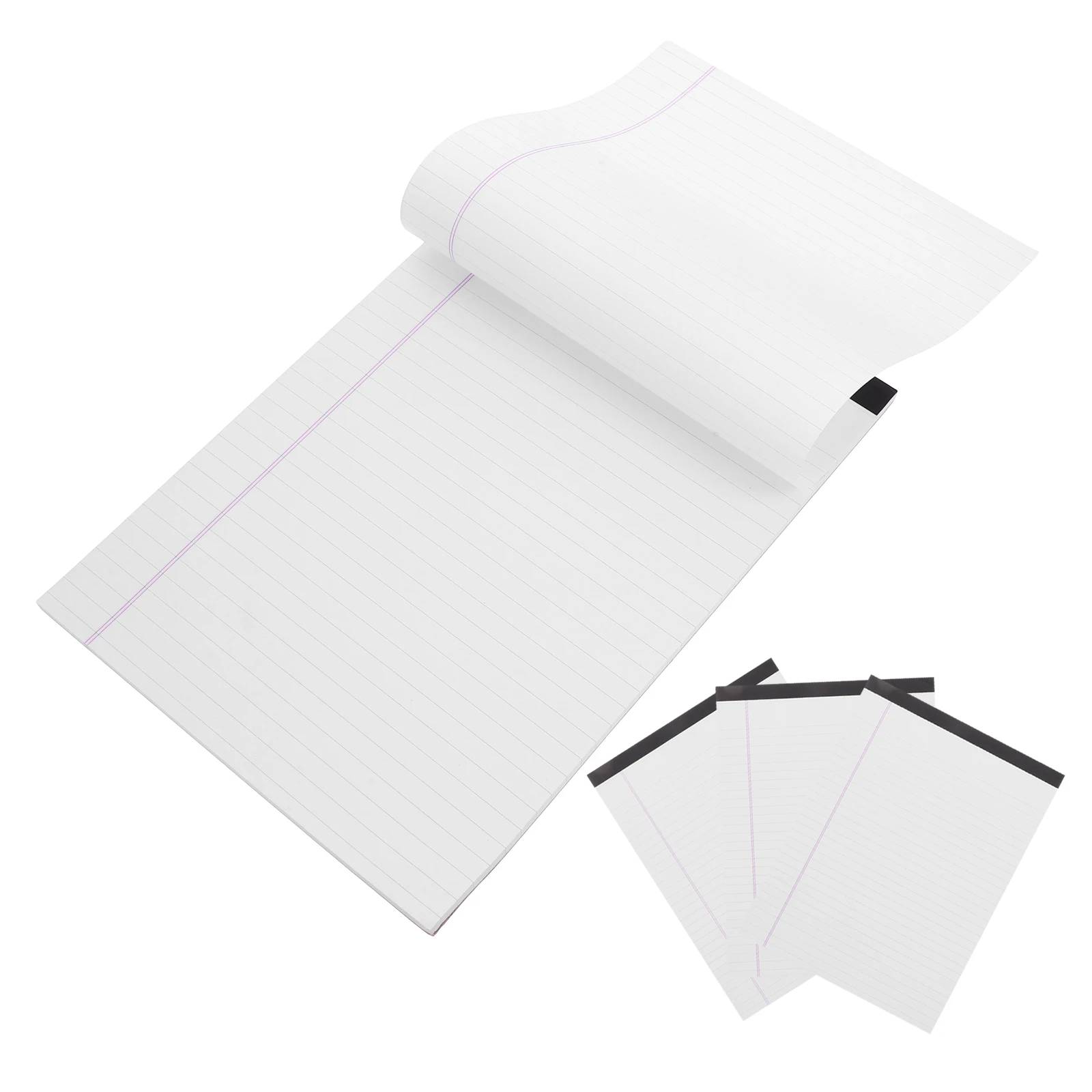 

4pcs Legal Pads Large Size Easy Sturdy Backing Smooth Paper College Ruled Notepad Spiral Notebook Student Ideal Portable