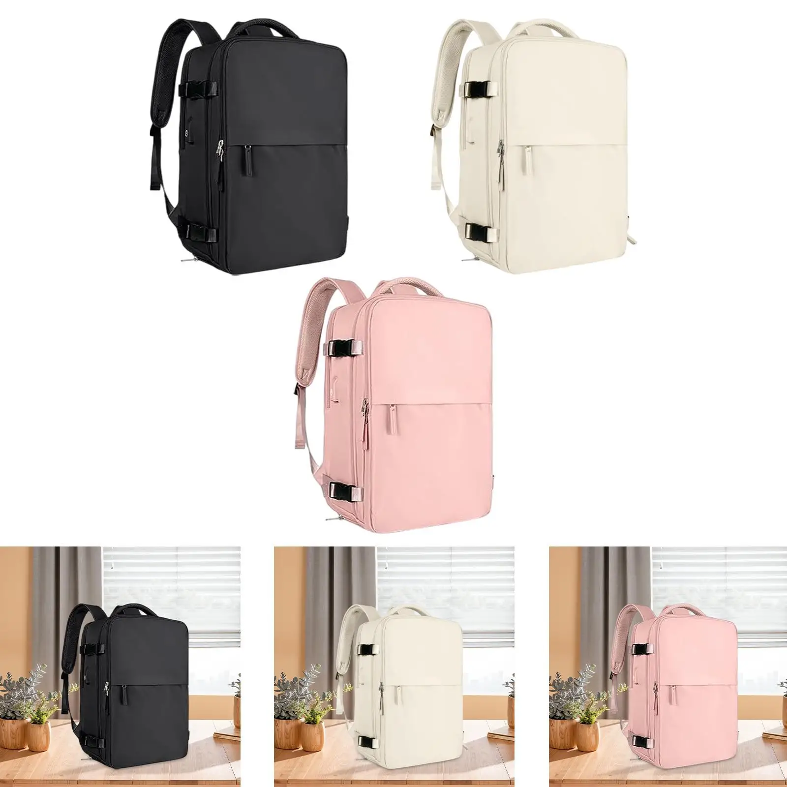 Travel Backpack Casual Daypack Commuter Bag Large Capacity Shoulder Bag Business Backpack Carry on for Hiking Everyday Men Women