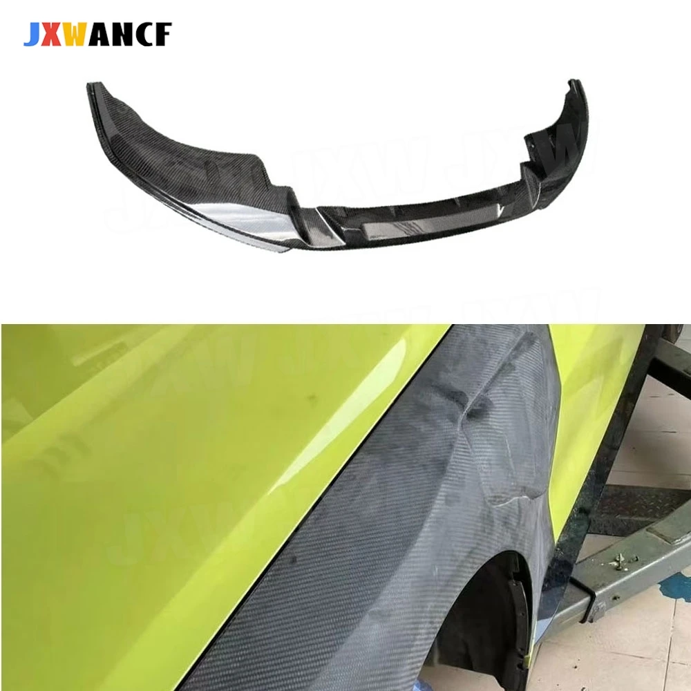 

JXWANCF for BMW 4 serise G22 G23 M Sport 2022-2024 Carbon Fiber Car Front Bumpe Lip Spoiler Front Lip Chin Spoiler FRP