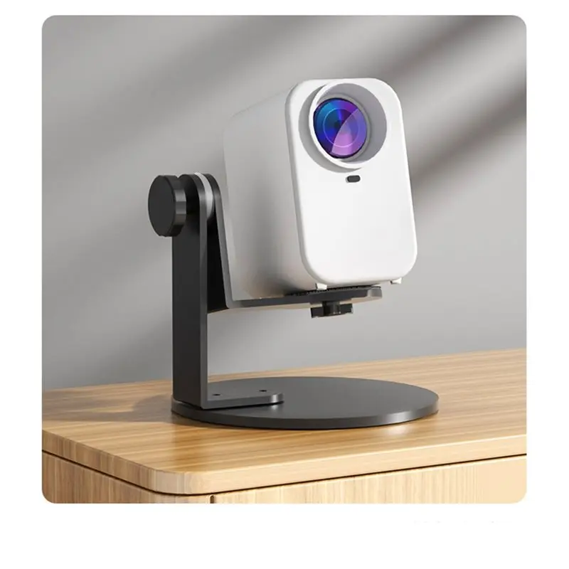 Suporte para projetor de mesa ABVO com rotação de 360 graus 1/4 polegadas montagem com parafuso ajustável para escritório doméstico